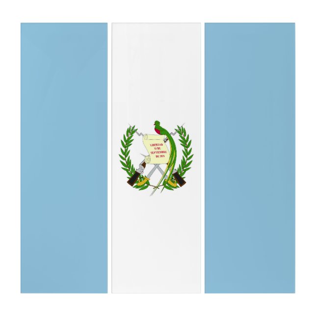 Guatemala flag triptych (Front)