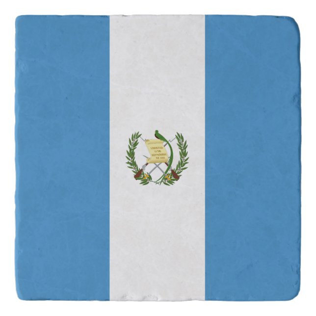 Guatemala Flag Trivet (Front)