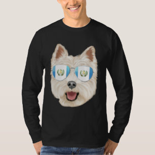 Guatemala Flag West Highland White Terrier Guatema T-Shirt