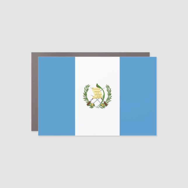 Guatemala (Guatemala) Flag Car Magnet (Front)