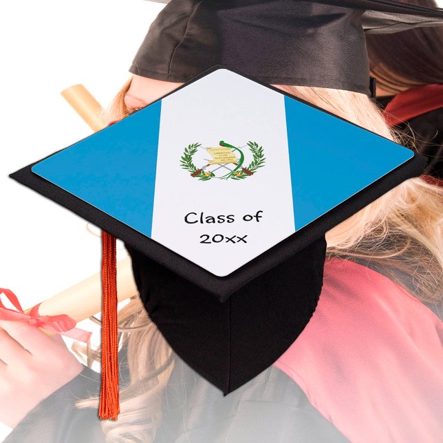 Guatemala & Guatemala Flag - Students / University Graduation Cap Topper (Creator Uploaded)