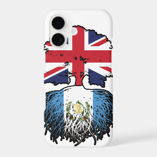 Guatemala Guatemalan British UK Tree Roots Flag iPhone 17 Case
