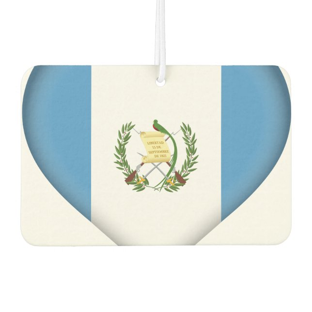 Guatemala (Guatemalan) Flag Air Freshener (Front)