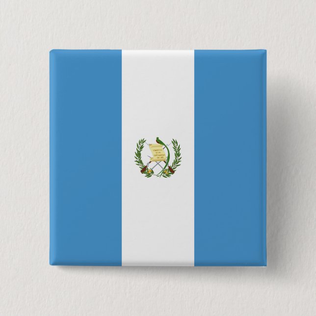 Guatemala (Guatemalan) Flag Button (Front)