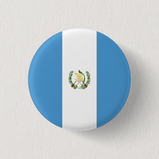 Guatemala (Guatemalan) Flag Button (Front)