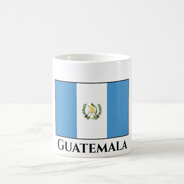 Guatemala (Guatemalan) Flag Coffee Mug (Center)