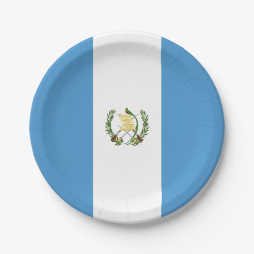 Guatemala Guatemalan Flag Paper Plates