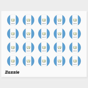 Guatemala & Guatemalan flag patriots / sports Classic Round Sticker