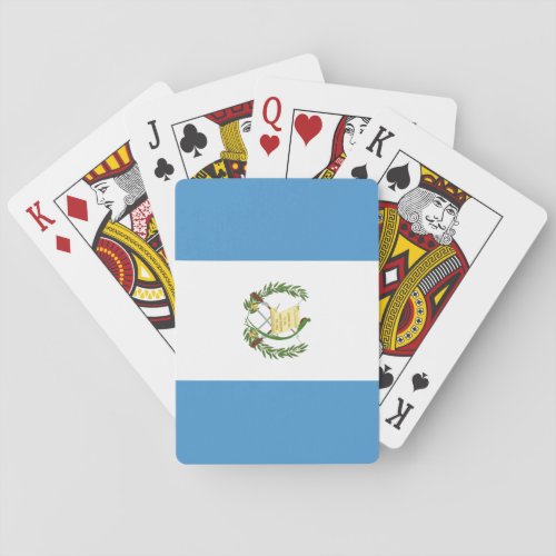 Guatemala Guatemalan Flag Poker Cards