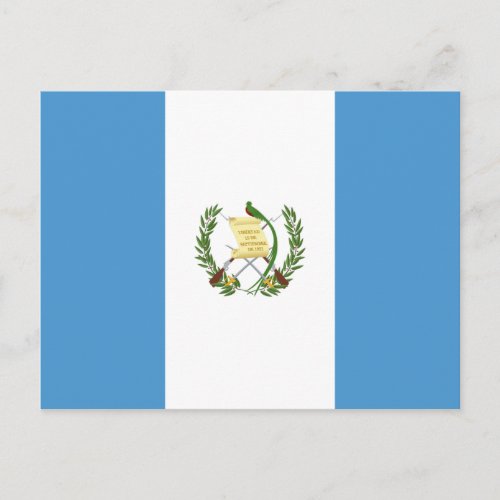 Guatemala Guatemalan Flag Postcard