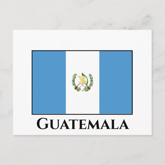 Guatemala (Guatemalan) Flag Postcard (Front)