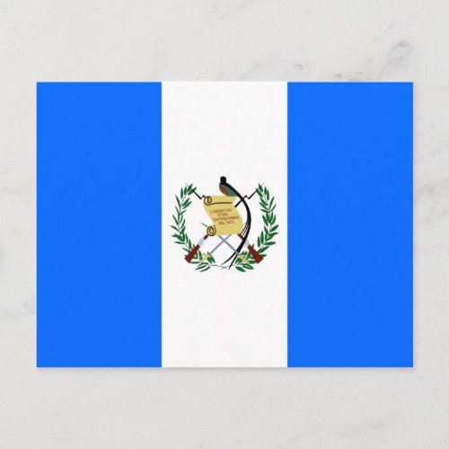 Guatemala High quality Flag Postcard