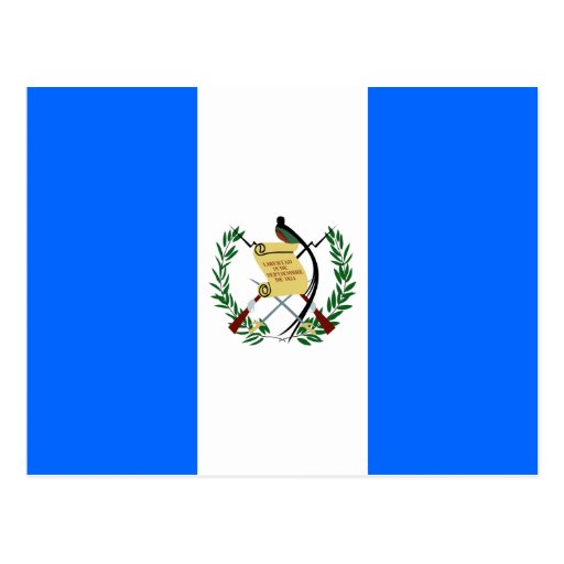 Guatemala High quality Flag Postcard | Zazzle