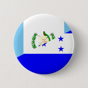 guatemala honduras half flag symbol pinback button