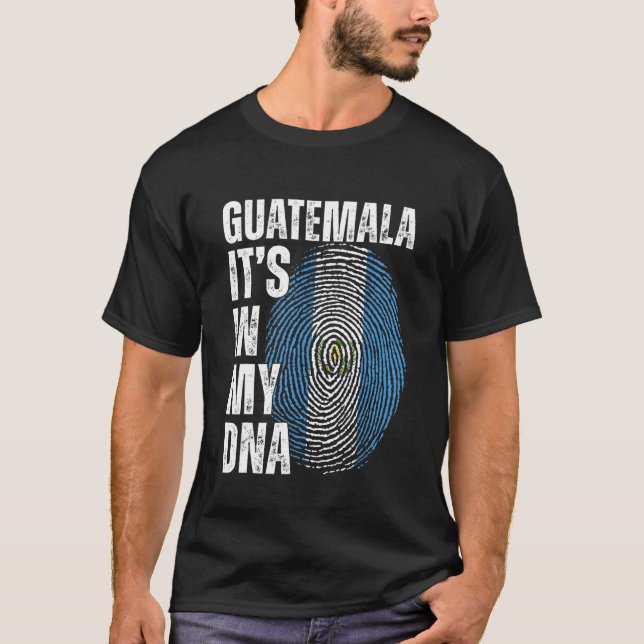 Guatemala It's In My DNA Matching Guatemalan Men W T-Shirt (Front)