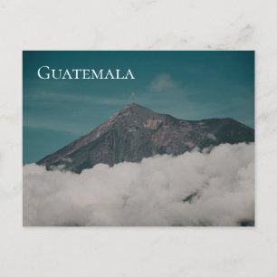 Guatemala Landscape Volcano and Mountain Postcard