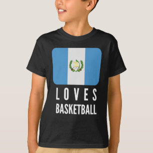 Guatemala Loves Basketball  T-Shirt