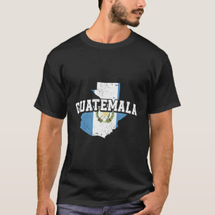 Guatemala Map And Flag Souvenir Guatemalan T-Shirt