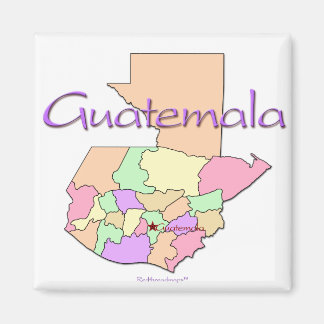Guatemala Map Magnet