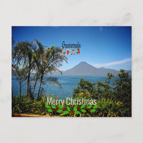 Guatemala Merry Christmas Postcard