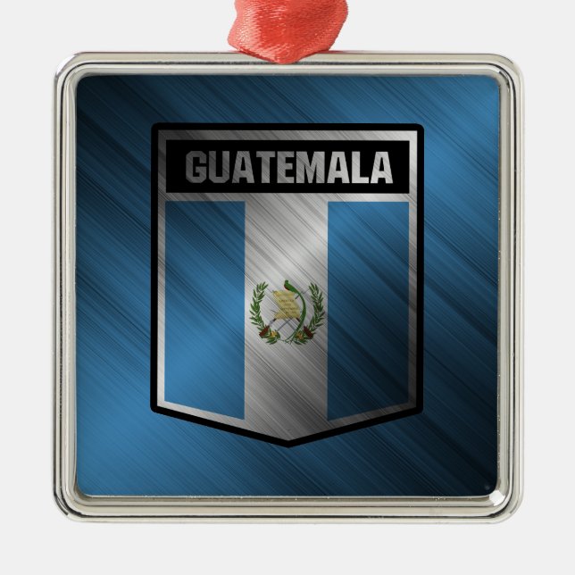 Guatemala Metal Ornament (Front)