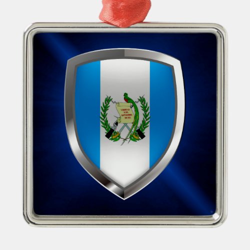 Guatemala Mettalic Emblem Metal Ornament