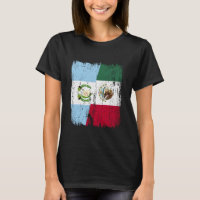 Guatemala Mexico Half Flag Guatemalan Mexican Heri