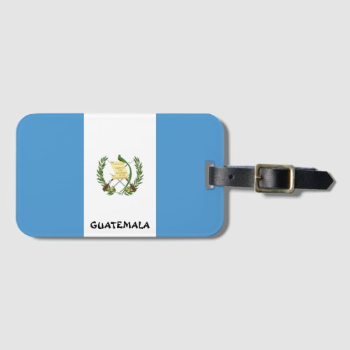 Guatemala National Flag Patriotic Luggage Tag