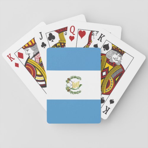 Guatemala National World Flag Poker Cards