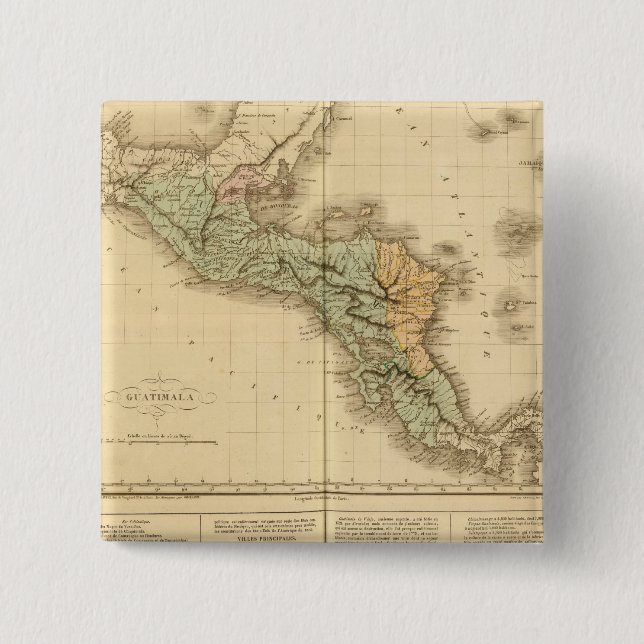 Guatemala Pinback Button (Front)