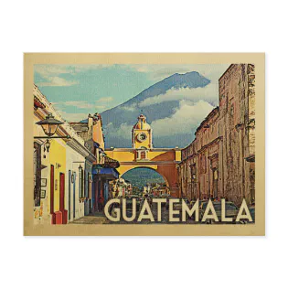 Guatemala Postcard Vintage Travel