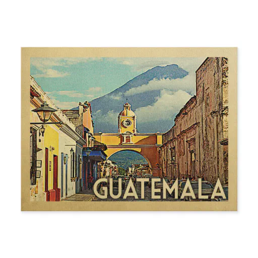 Guatemala Postcard Vintage Travel