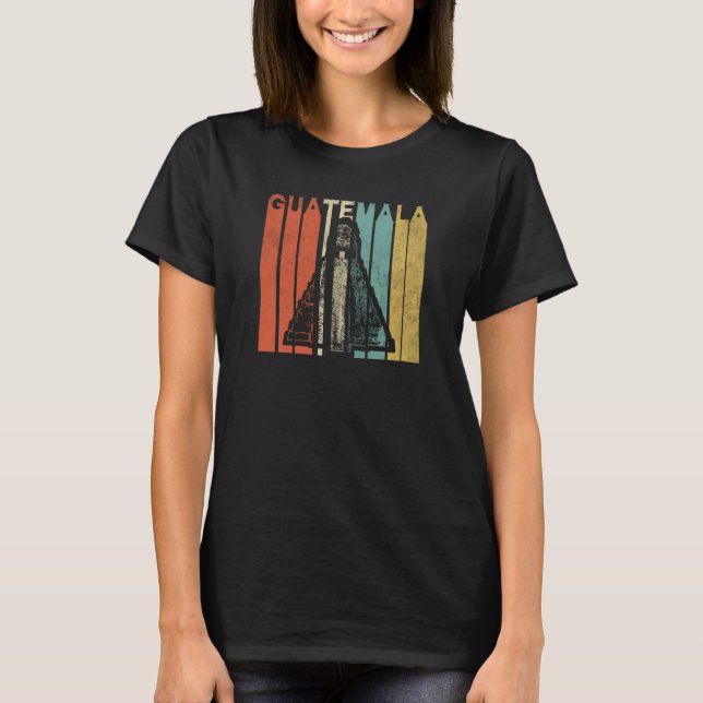 Guatemala Proud Hispanic Guate Flag Guatemalan Cha T-Shirt (Front)