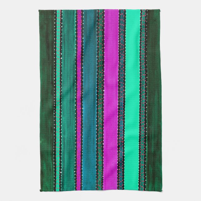 Guatemala Rainbow 4 Kitchen Towel (Vertical)