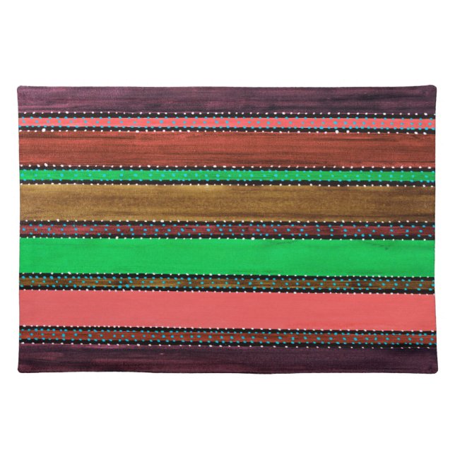 Guatemala Rainbow Placemat (Front)