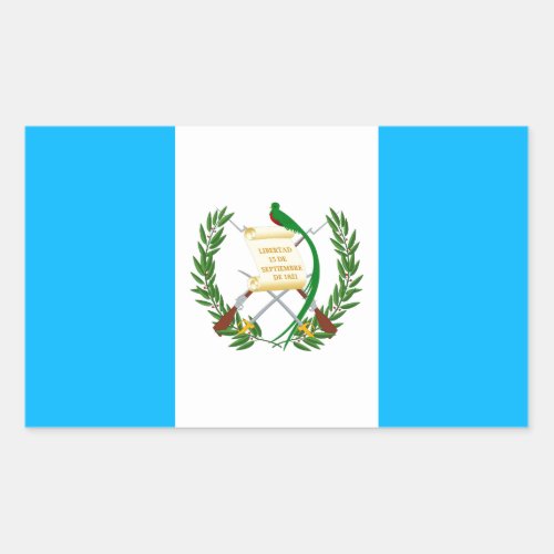 Guatemala Rectangular Sticker