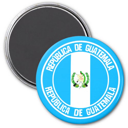 Guatemala Round Emblem Magnet