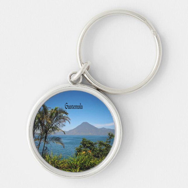 Guatemala, scenic photograph, keychain (Front)