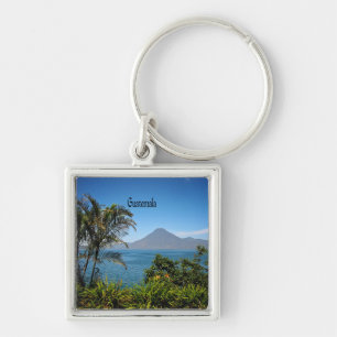 Guatemala, scenic photograph, keychain