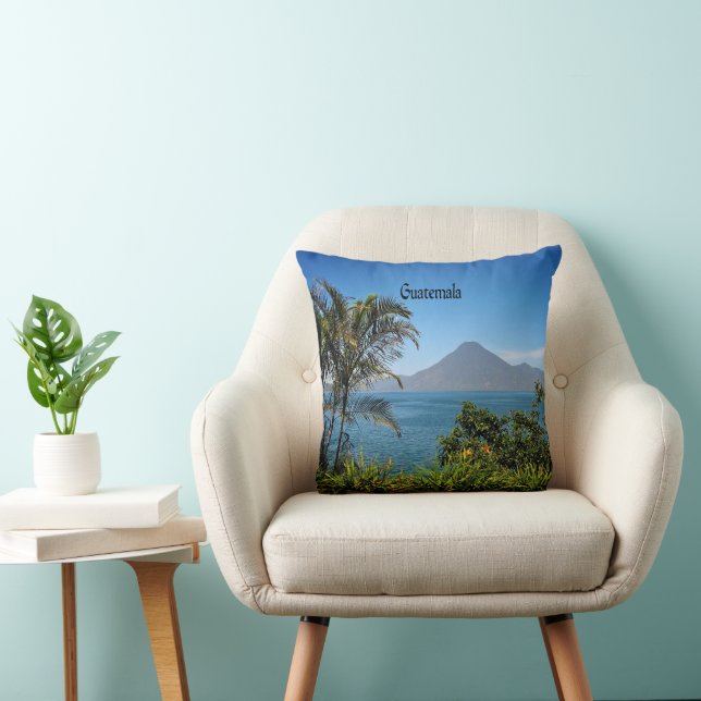 Guatemala, scenic photograph, throw pillow (Chair)