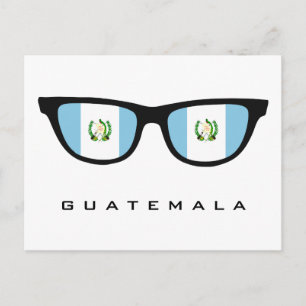 Guatemala Shades custom text & color postcard