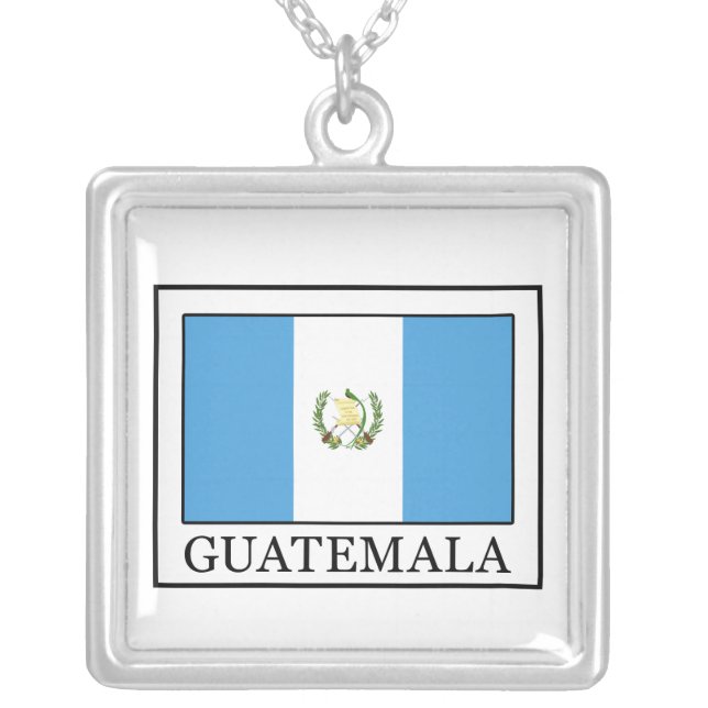 Guatemala Silver Plated Necklace (Front)