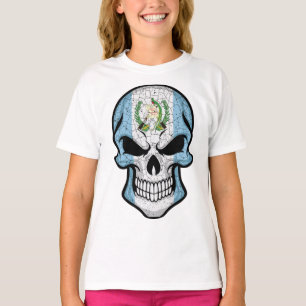 Guatemala Smiling Skull Flag T-Shirt