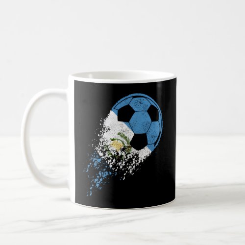 Guatemala Soccer Guatemalan Flag Pride Soccer Play Coffee Mug