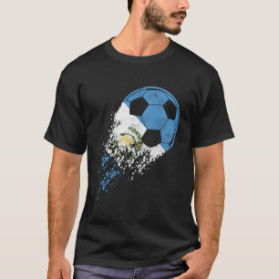 Guatemala Soccer Guatemalan Flag Pride Soccer Play T-Shirt