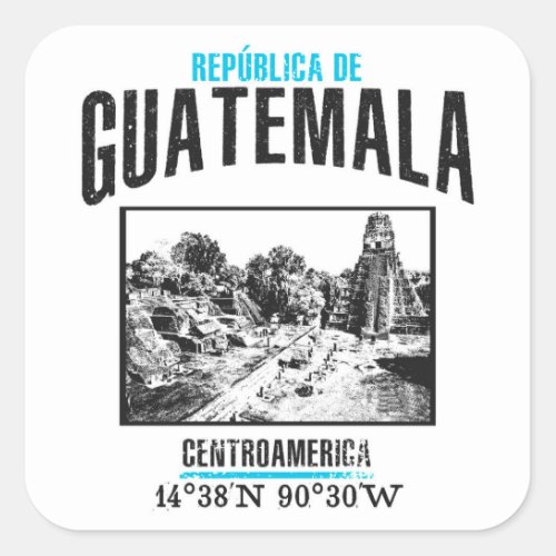 Guatemala Square Sticker