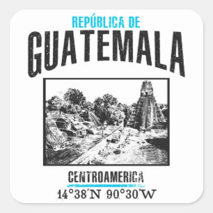 Guatemala Square Sticker