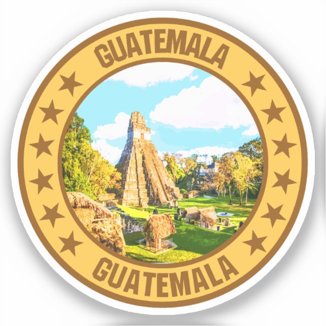 Guatemala                                          sticker (Front)