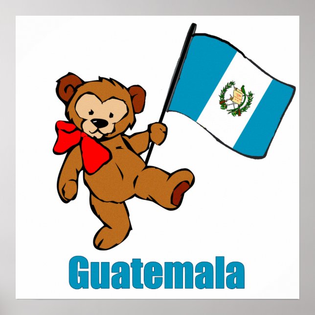 Guatemala Teddy Bear Poster (Front)