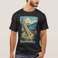 Guatemala Tikal National Park Illustration Travel